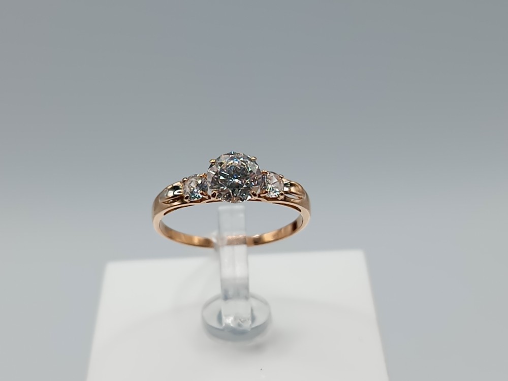 КОЛКМИ585 КОЛЬЦО С КАМНЯМИ (Au 585)