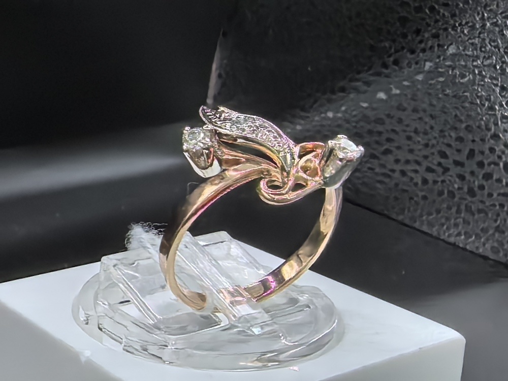 КОЛЬЦО БРИЛЛИАНТ Au 585