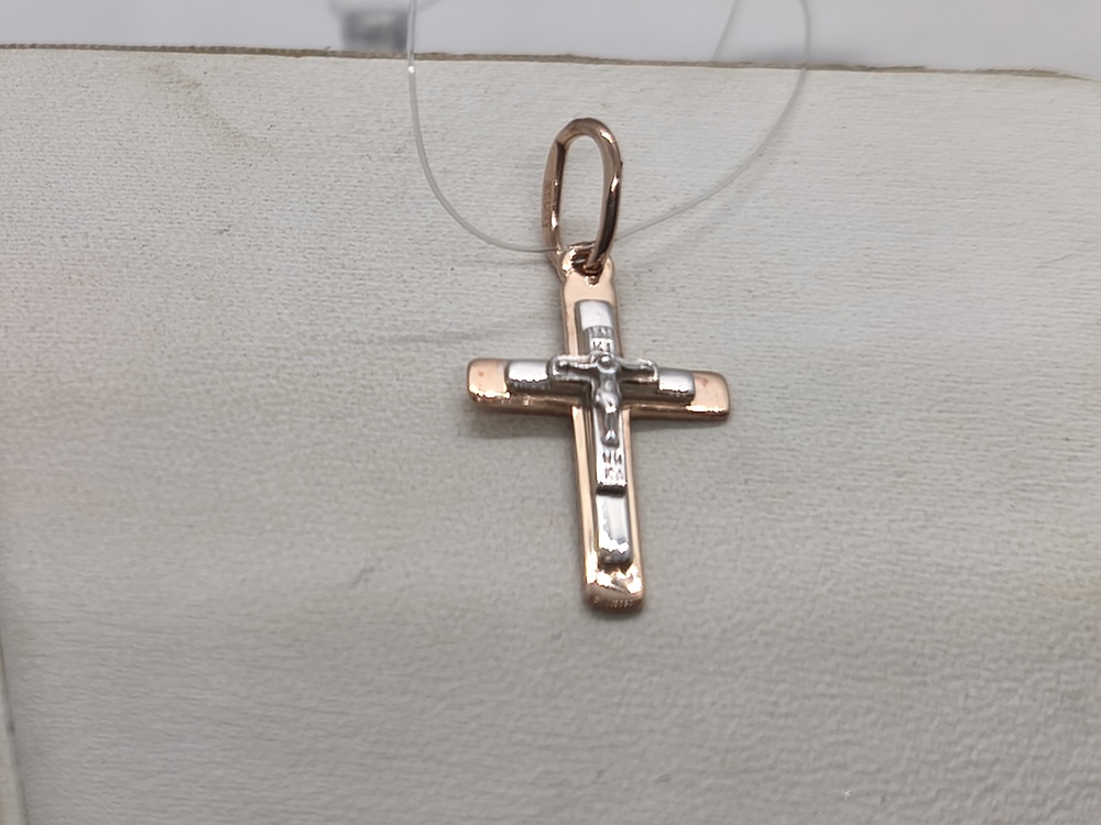 ПОДВЕСКА КРЕСТ (Au 585)
