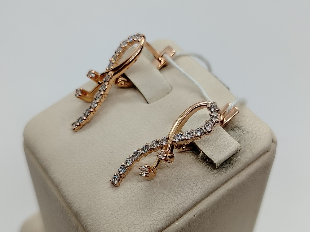 СЕРЬГИ С КАМНЯМИ (Au 585)