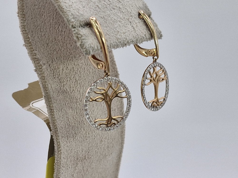 СЕРЬГИ С КАМНЯМИ (Au 585)