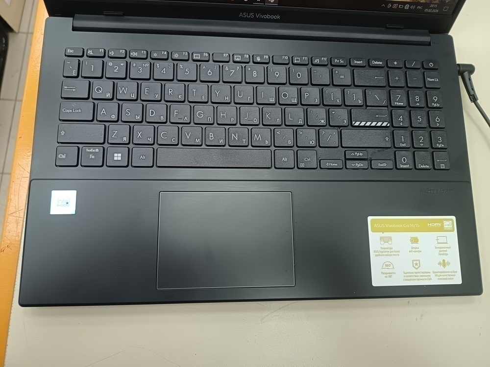 Ноутбук ASUS; N100, Intel UHD Graphics, 8 Гб, 256 Гб, Нет