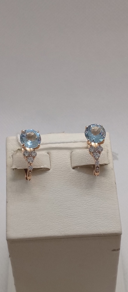 СЕРЬГИ С КАМНЯМИ (Au 585)