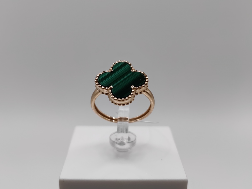 КОЛЬЦО МАЛАХИТ (Au 585)