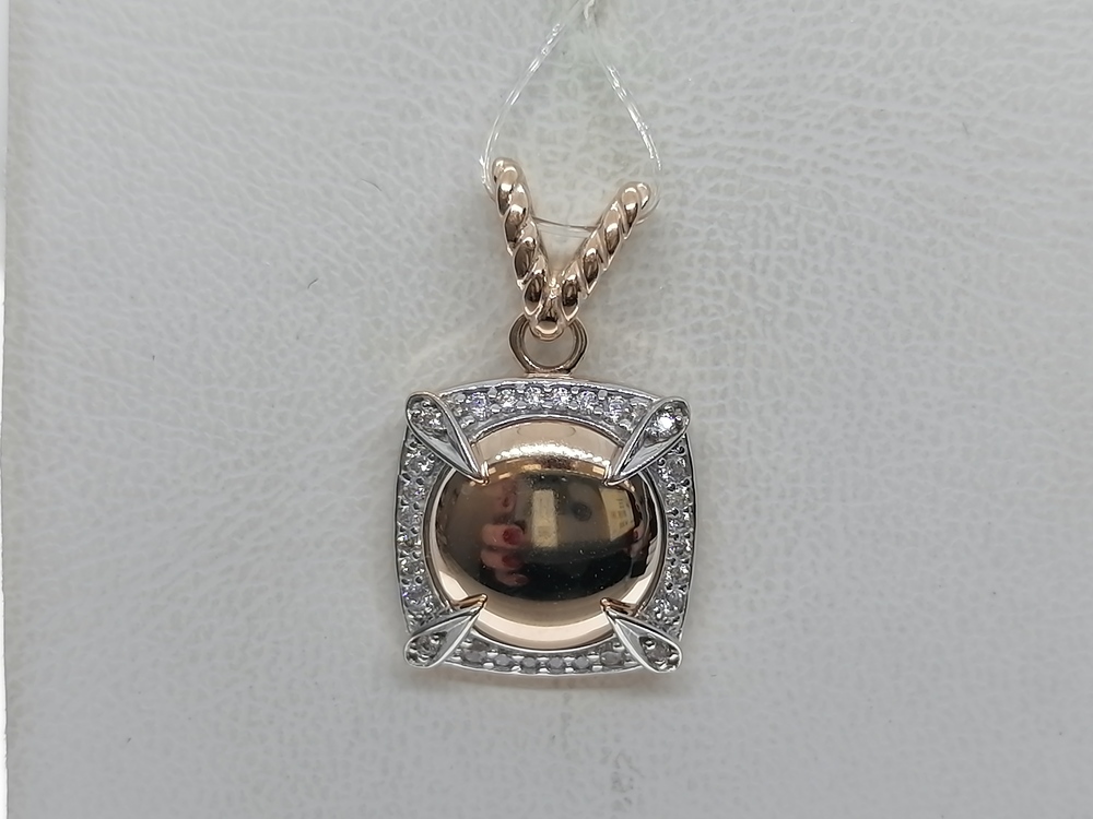 04-53-0827-00 ПОДВЕСКА С КАМНЯМИ (Au 585)