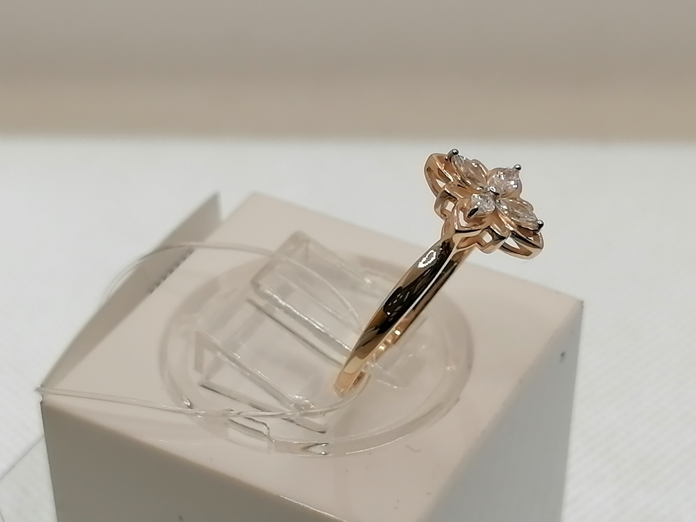 51-110-02015-1 КОЛЬЦО С КАМНЯМИ (Au 585)