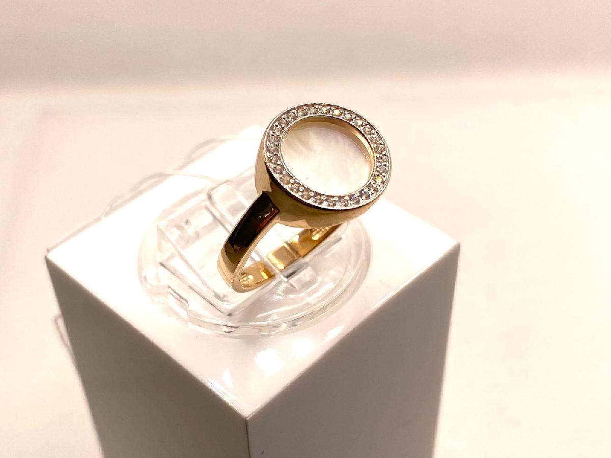 КОЛЬЦО С КАМНЯМИ (Au 585)