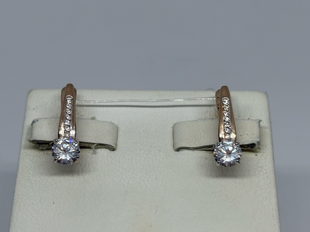 СЕРЬГИ С КАМНЯМИ (Au 585)