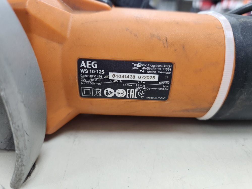 Угловая шлифмашина AEG WS 10-125