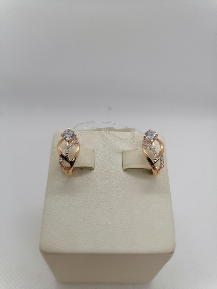 СЕРЬГИ С КАМНЯМИ (Au 585)