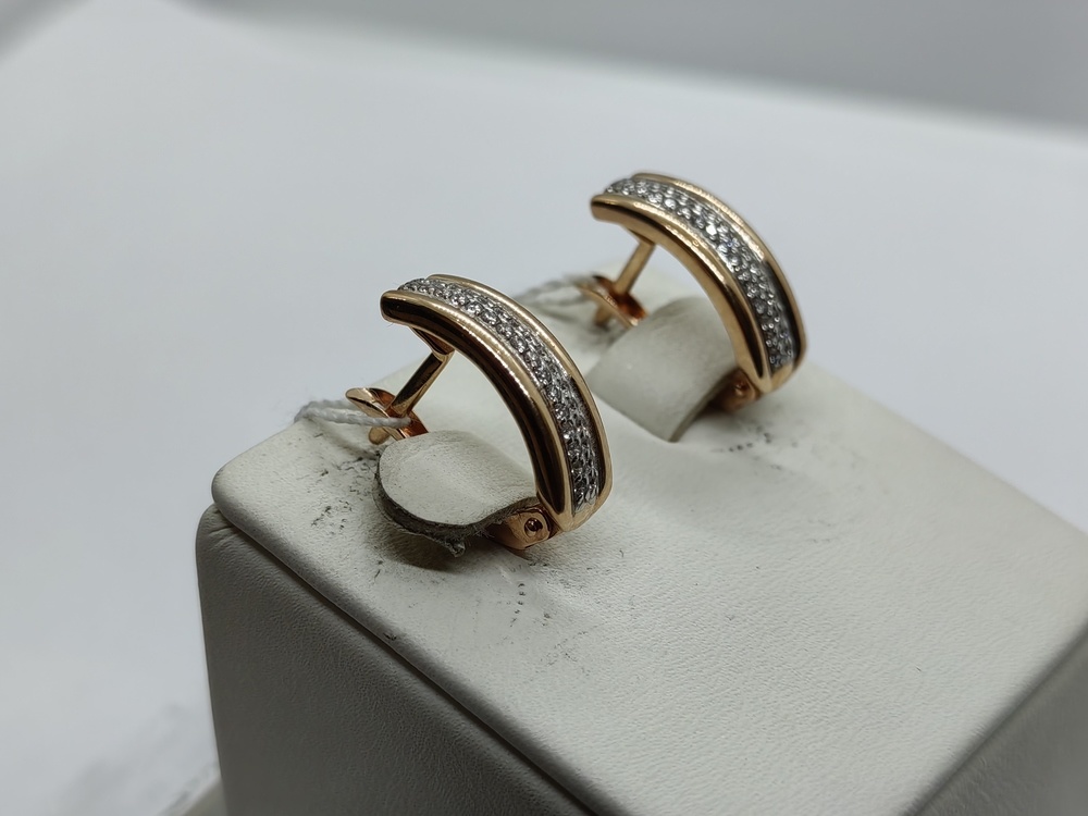 СЕРЬГИ С КАМНЯМИ (Au 585)