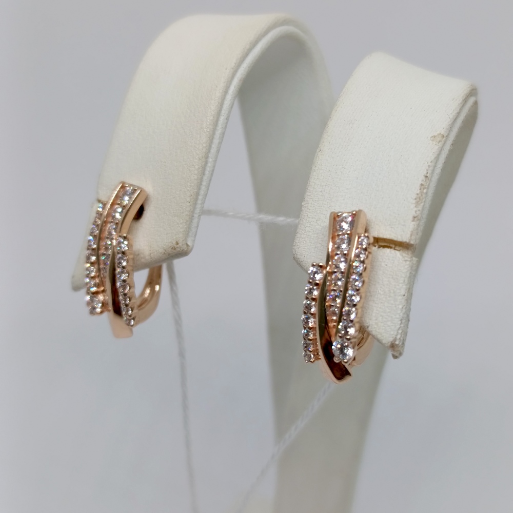 СЕРЬГИ С КАМНЯМИ (Au 585)