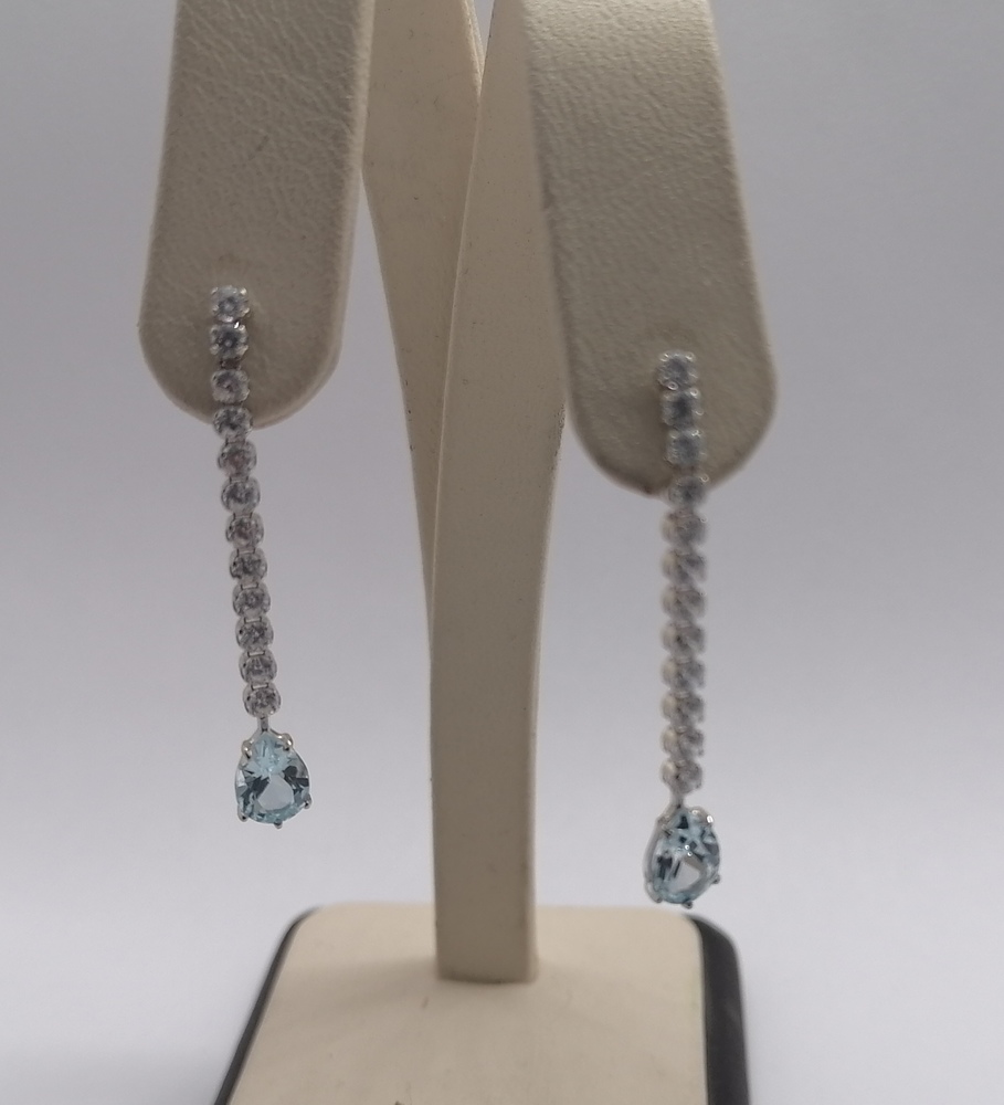 СЕРЬГИ С КАМНЯМИ (Au 585)