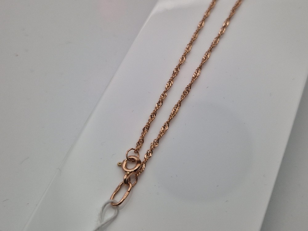 ЦПСИ585 ЦЕПЬ ПУСТОТЕЛАЯ Сингапур (Au 585)