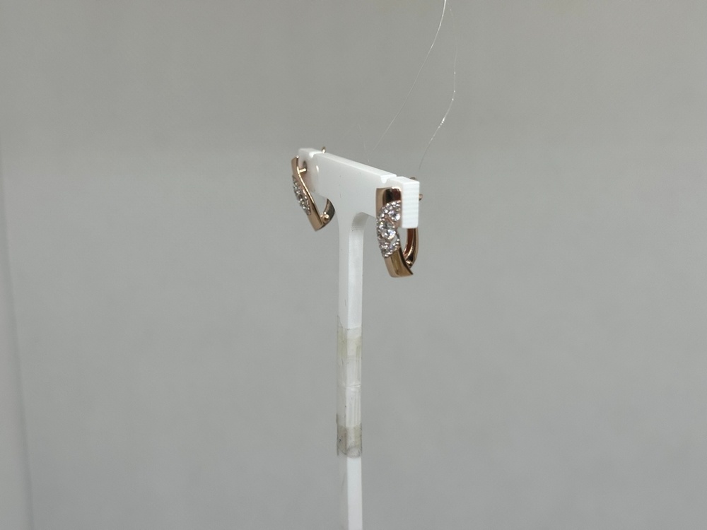 СЕРЬГИ С КАМНЯМИ (Au 585)