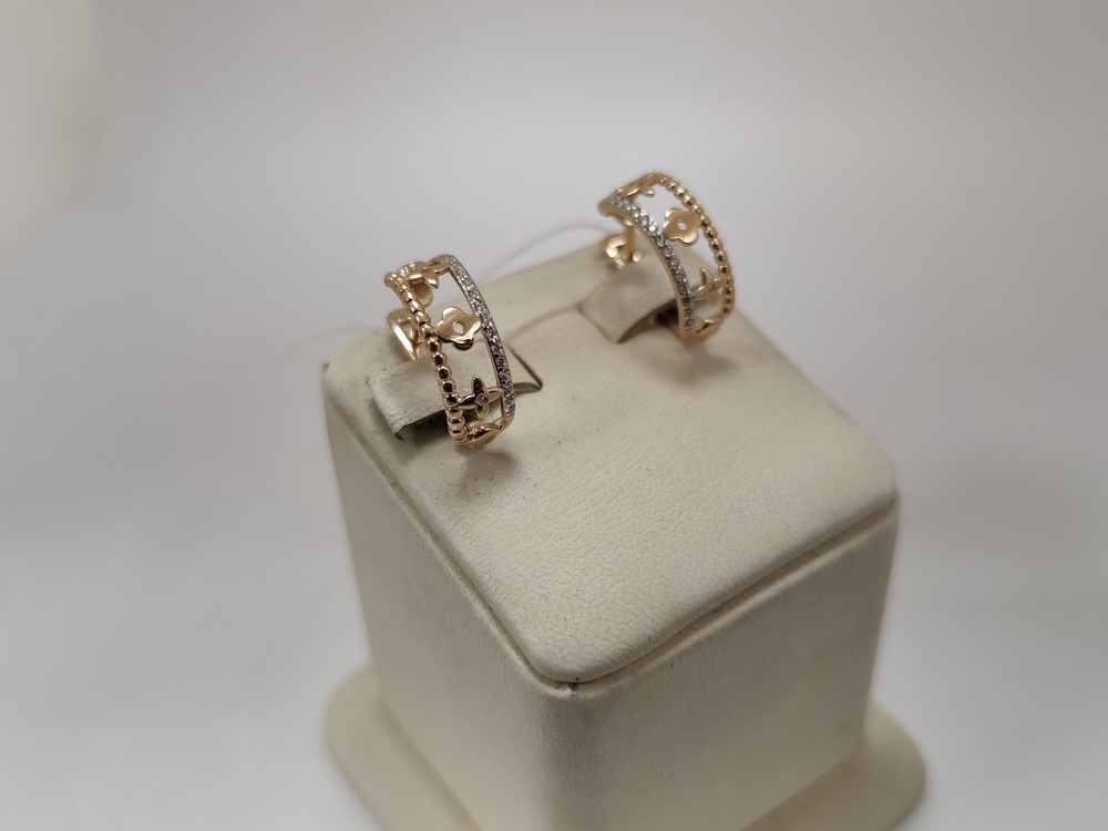 СЕРЬГИ С КАМНЯМИ (Au 585)