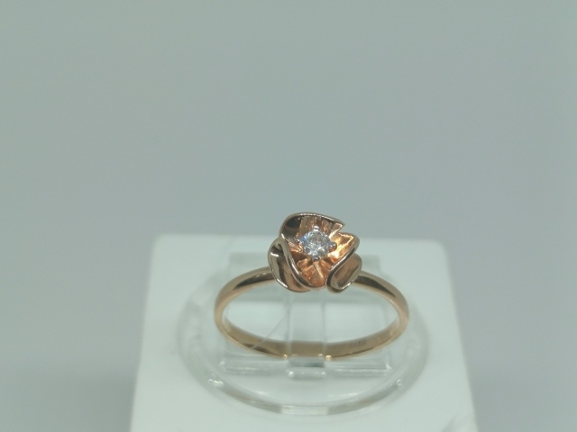 КОЛЬЦО С КАМНЕМ (Au 585)