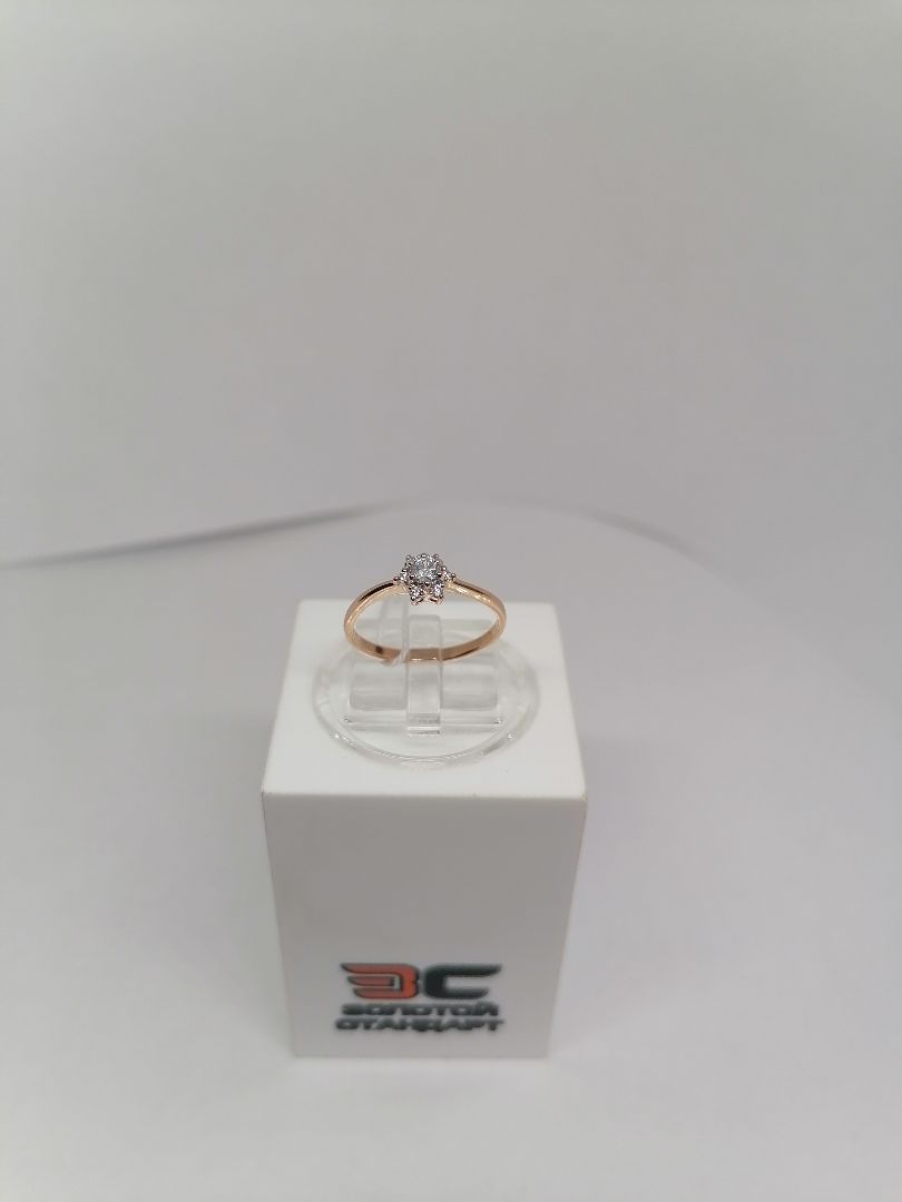 КОЛКМИ585 КОЛЬЦО С КАМНЯМИ (Au 585)