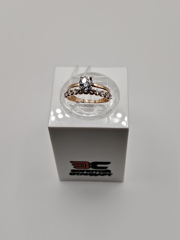 КОЛКМИ585 КОЛЬЦО С КАМНЯМИ (Au 585)