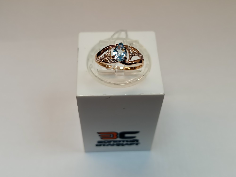 КОЛКМИ585 КОЛЬЦО С КАМНЯМИ (Au 585)