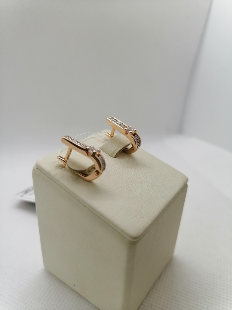 СЕРЬГИ С КАМНЯМИ (Au 585)