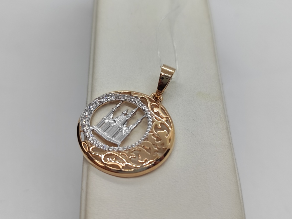 ПОДВЕСКА МЕЧЕТЬ с камнями (Au 585)