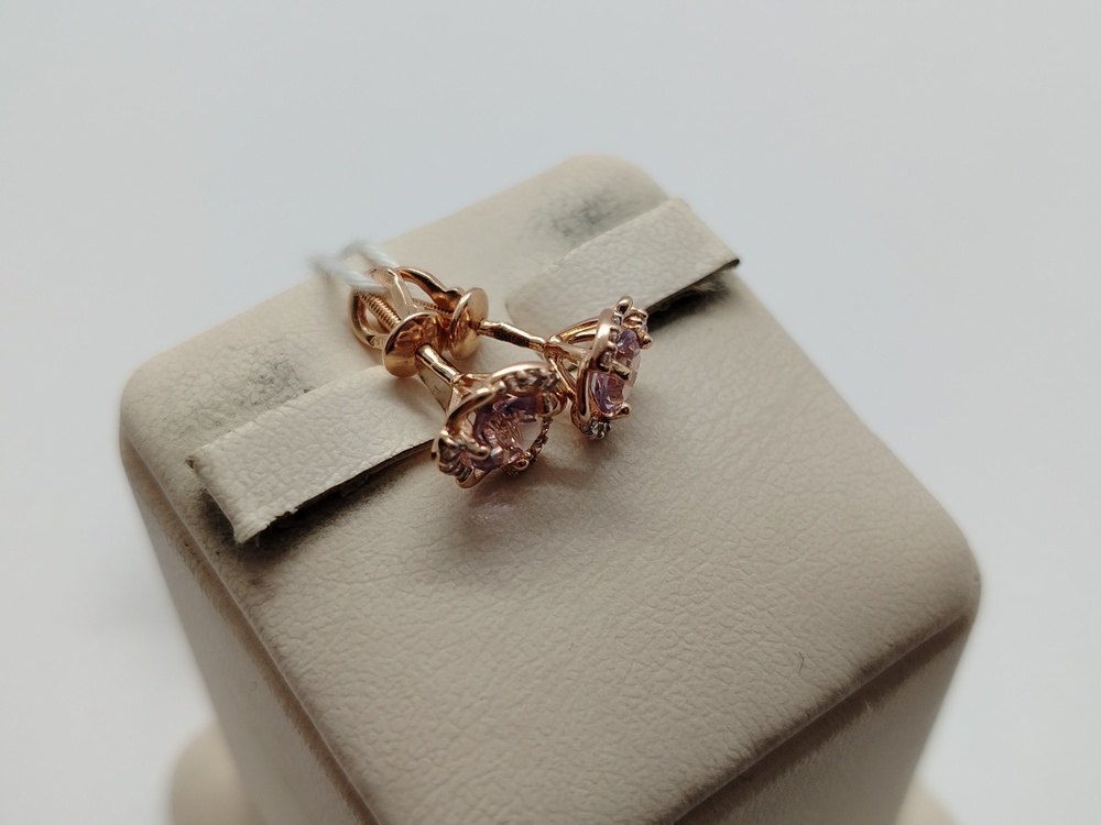 СЕРЬГИ ПУСЕТЫ (Au 585)