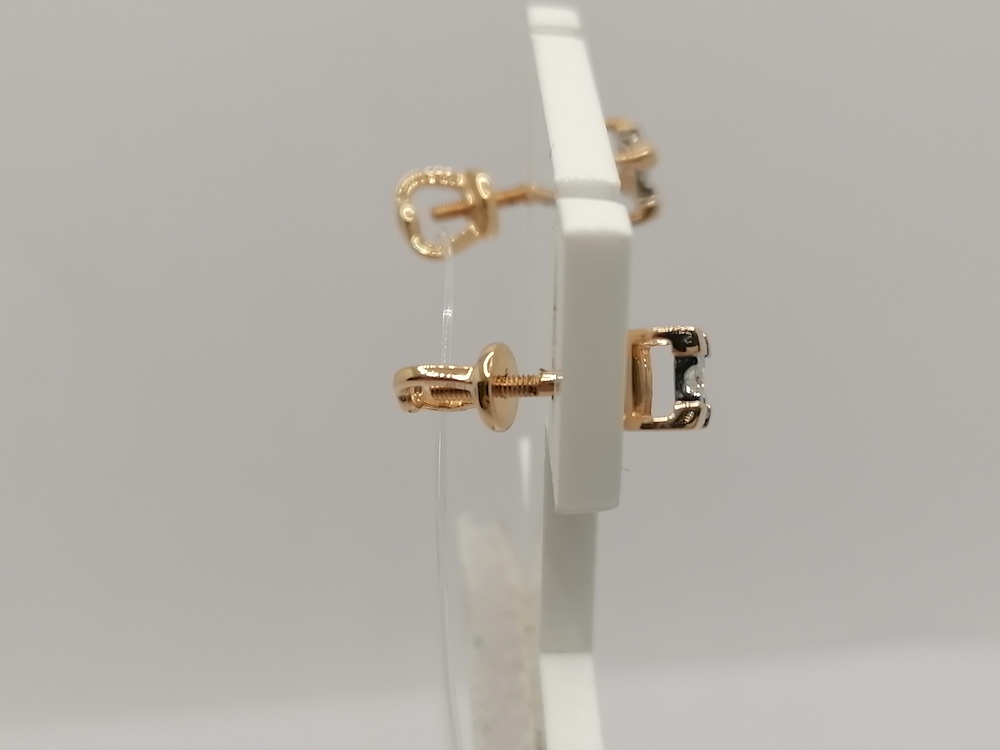 СЕРЬГИ ПУСЕТЫ Бриллиант (Au 585)