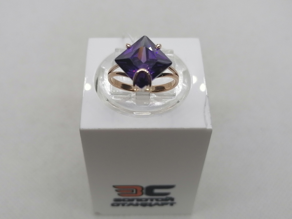 КОЛКМ585 КОЛЬЦО С КАМНЕМ (Au 585)