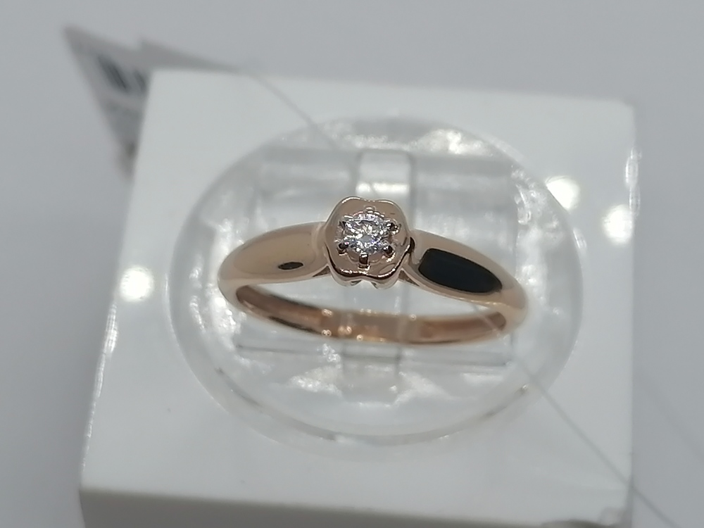 КОЛЬЦО С КАМНЕМ (Au 585)