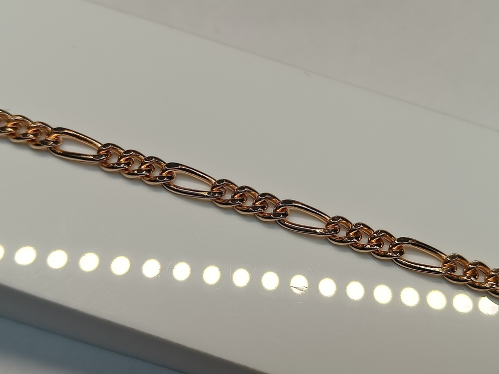 БРАСЛЕТ ПУСТОТЕЛЫЙ Фигаро(картье) (Au 585)