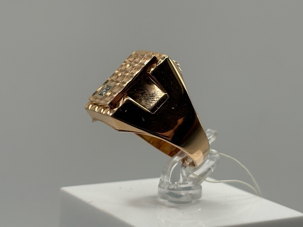 51-0020 КОЛЬЦО ПЕЧАТКА с камнем (Au 585)