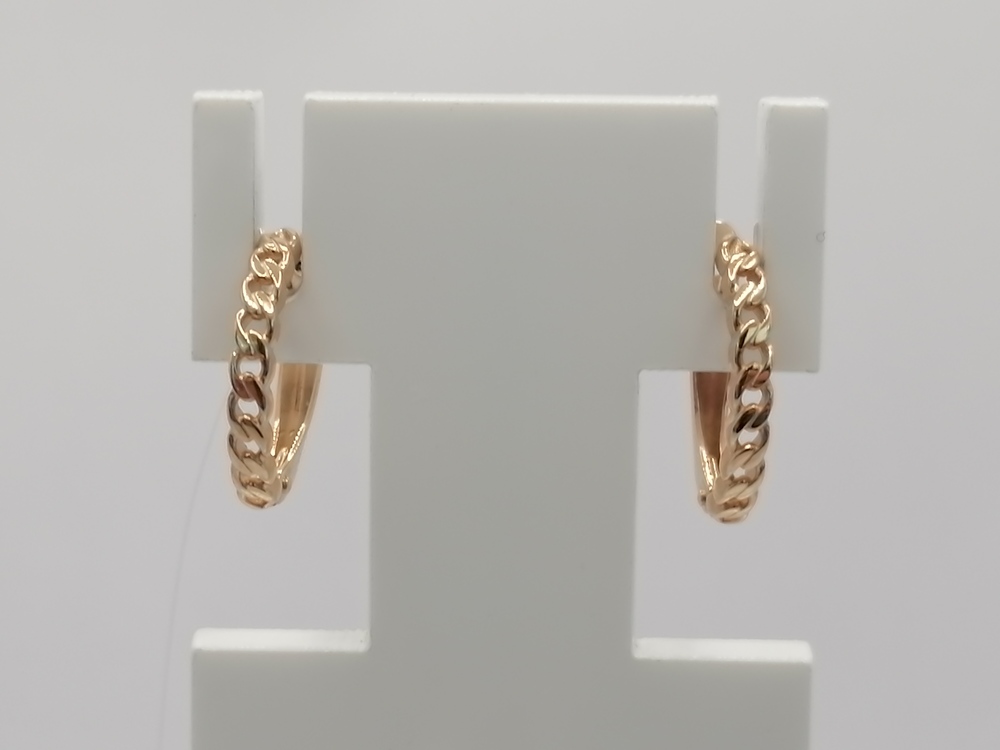 СЕРЬГИ БЕЗ КАМНЯ (Au 585)