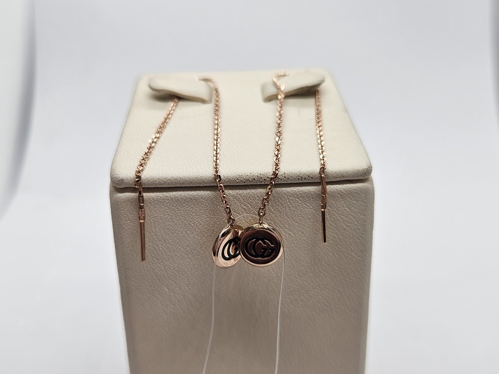 1415536 СЕРЬГИ ПРОДЕВКИ эмаль (Au 585)