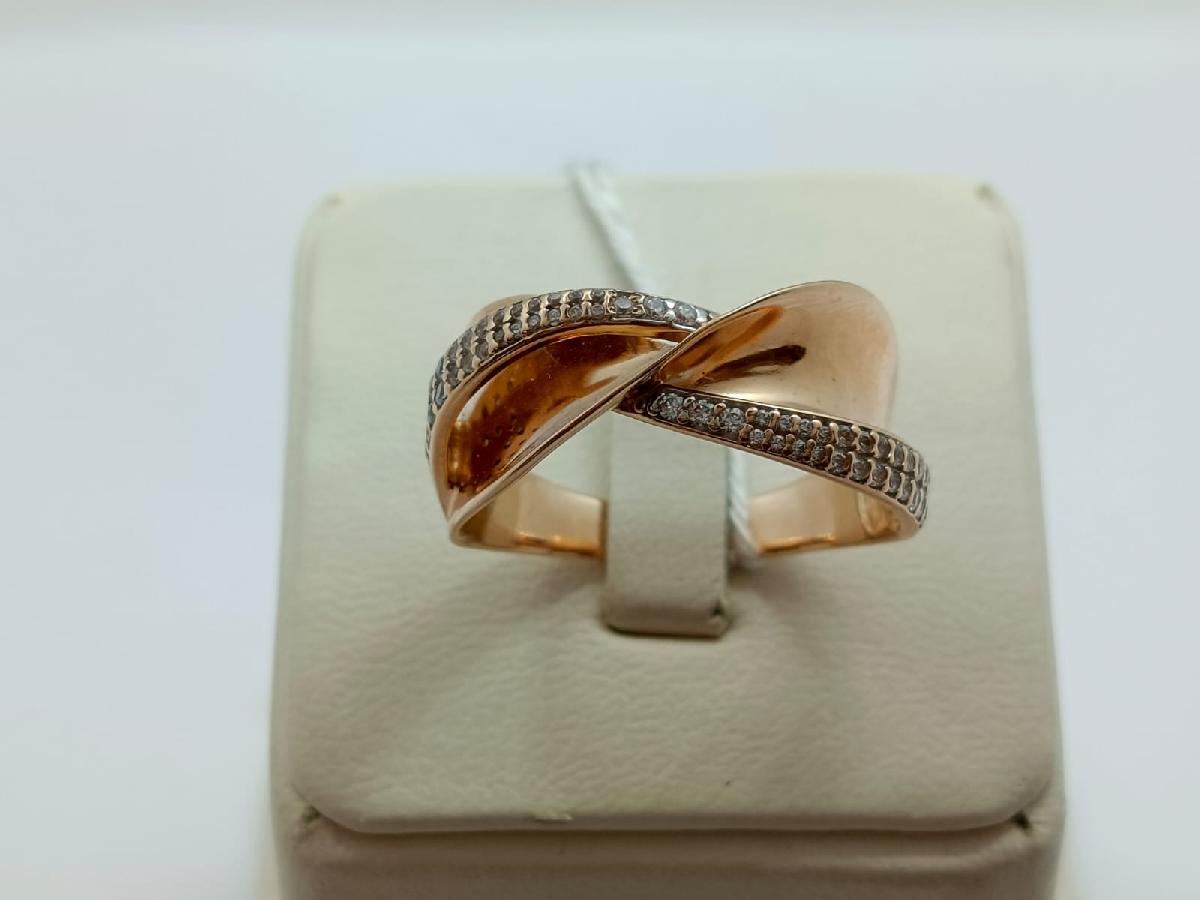 КОЛКМИ585 КОЛЬЦО С КАМНЯМИ (Au 585)