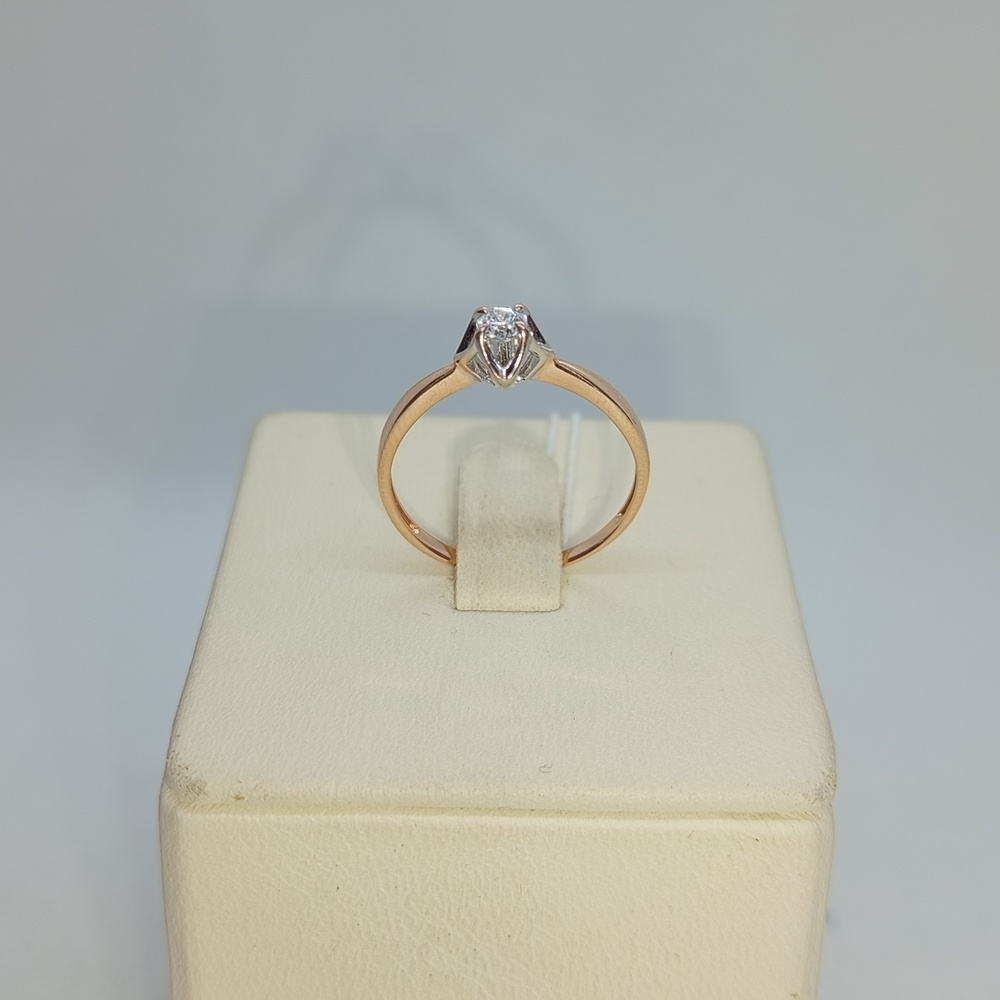 КОЛКМ585 КОЛЬЦО С КАМНЕМ (Au 585)