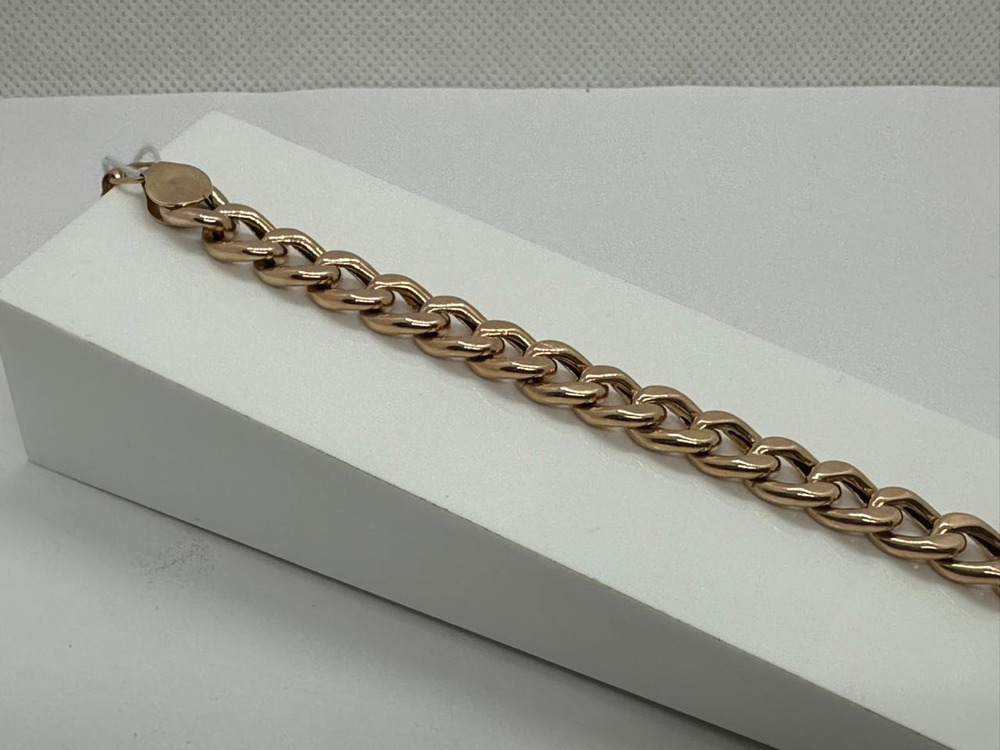 БРАСЛЕТ ПУСТОТЕЛЫЙ Панцирное Au 585