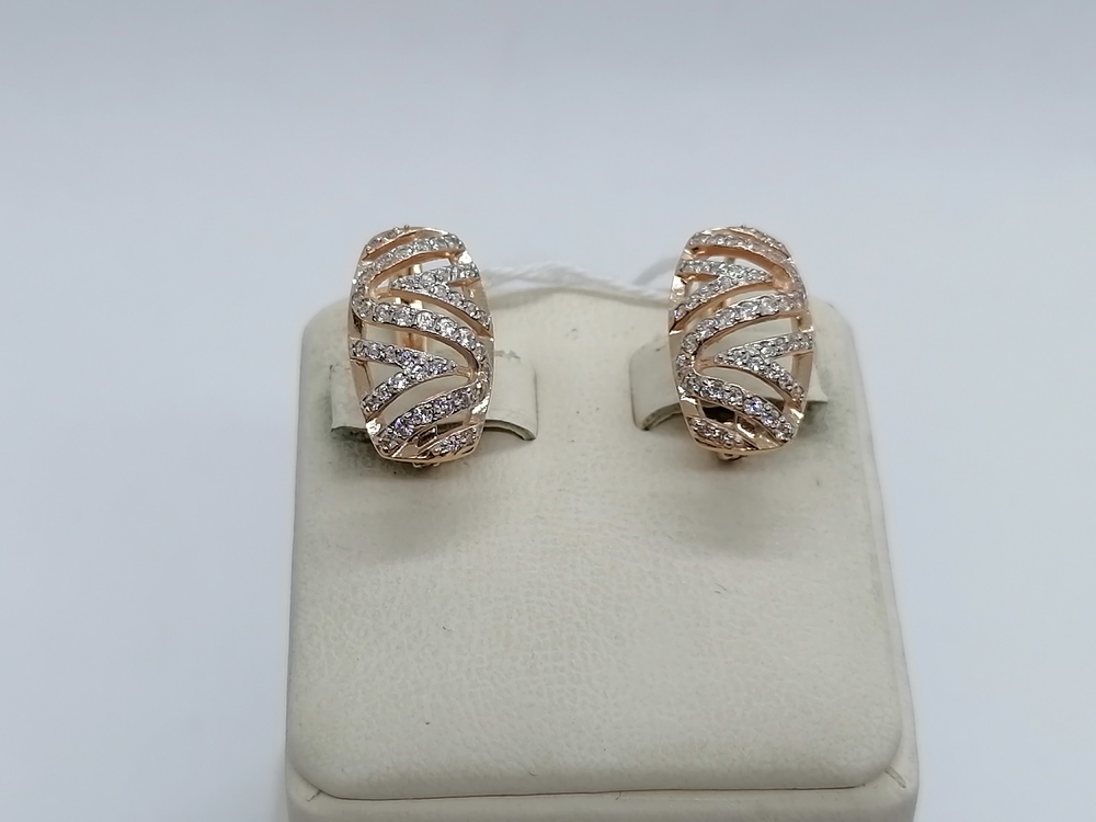 СЕРЬГИ С КАМНЯМИ (Au 585)