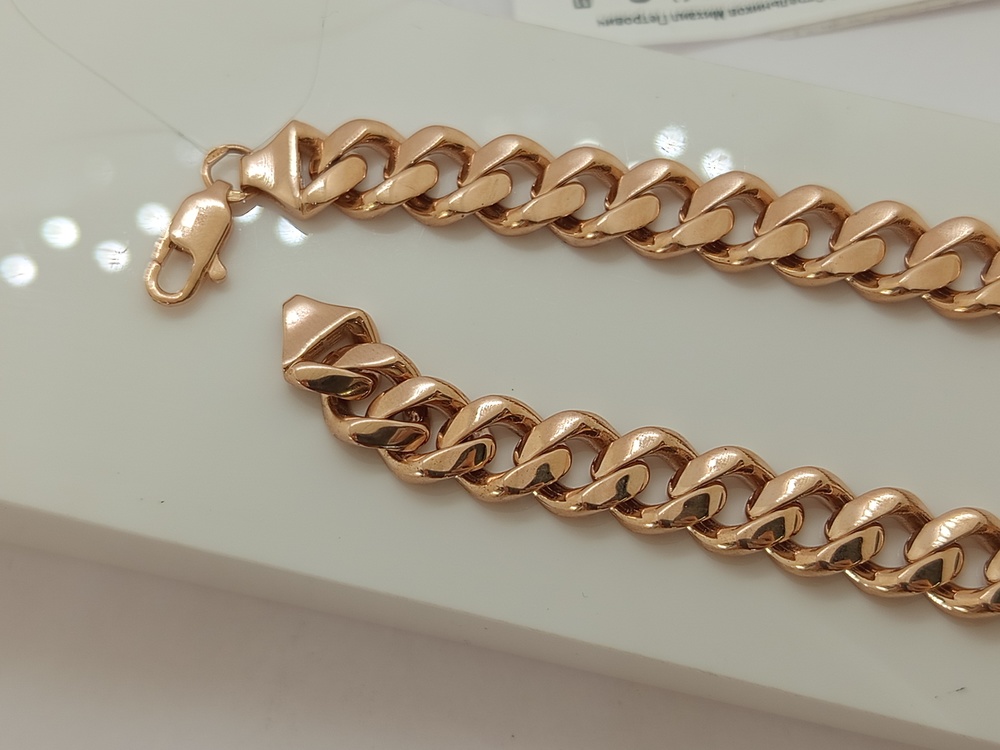 БРАСЛЕТ ПУСТОТЕЛЫЙ Панцирное (Au 585)