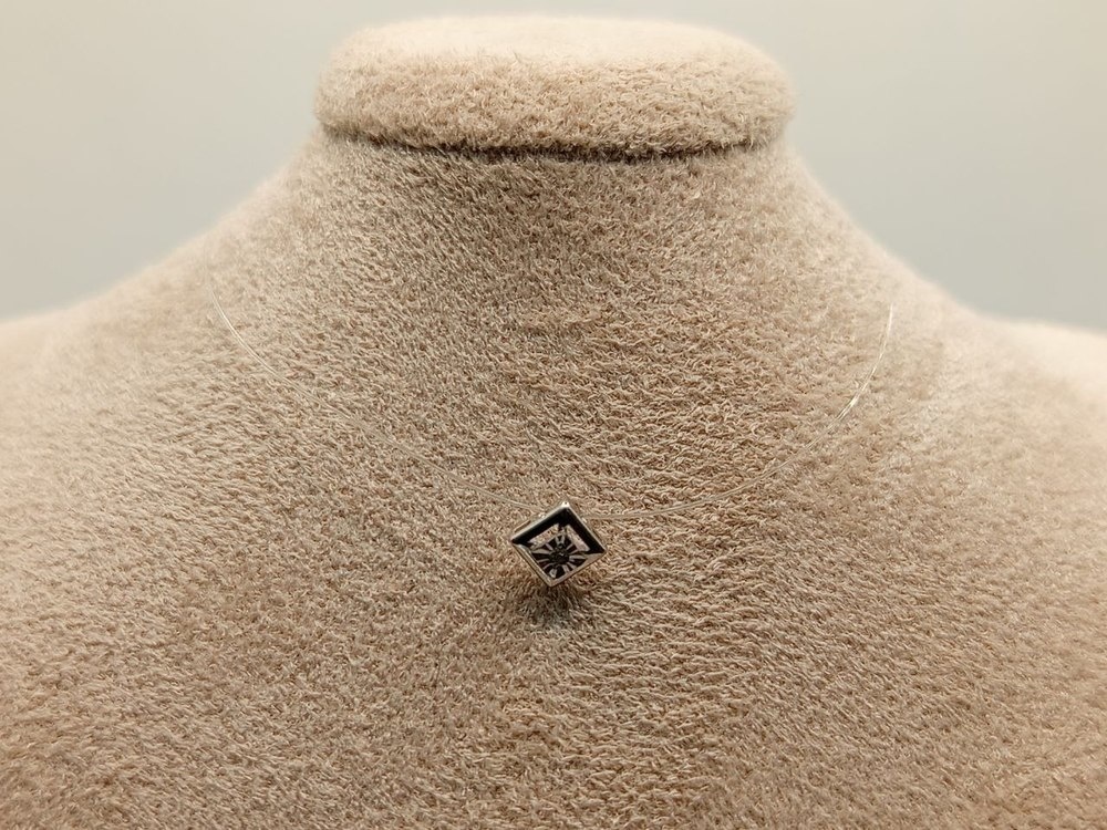 КОЛЬЕ БРИЛЛИАНТ (Ag 925)