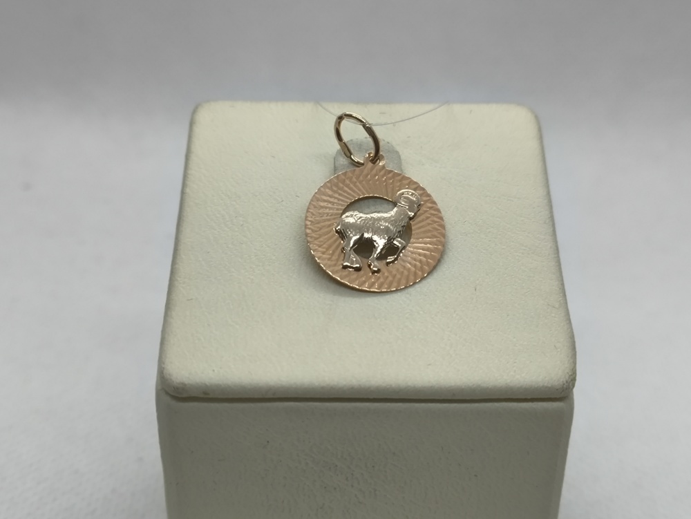 ПОДВЕСКА ЗНАК ЗОДИАКА ОВЕН (Au 585)