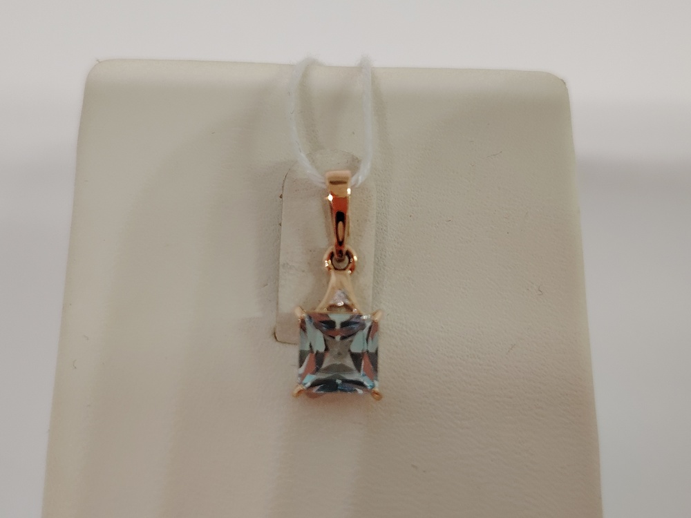 ПОДКМИ585 ПОДВЕСКА С КАМНЯМИ (Au 585)