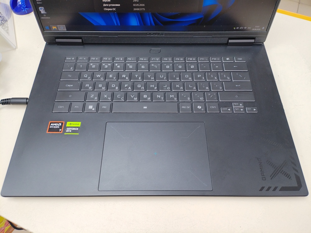 Ноутбук Gigabite; Ryzen 7 260, Geforce RTX 5050, 16 Гб, 512 GB, Нет