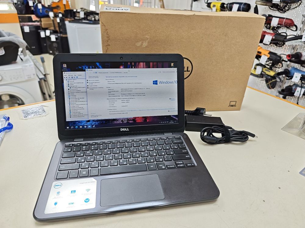 Ноутбук DELL; A6-9220e, Radeon R4 series, 4 Гб, 32 Гб, Нет