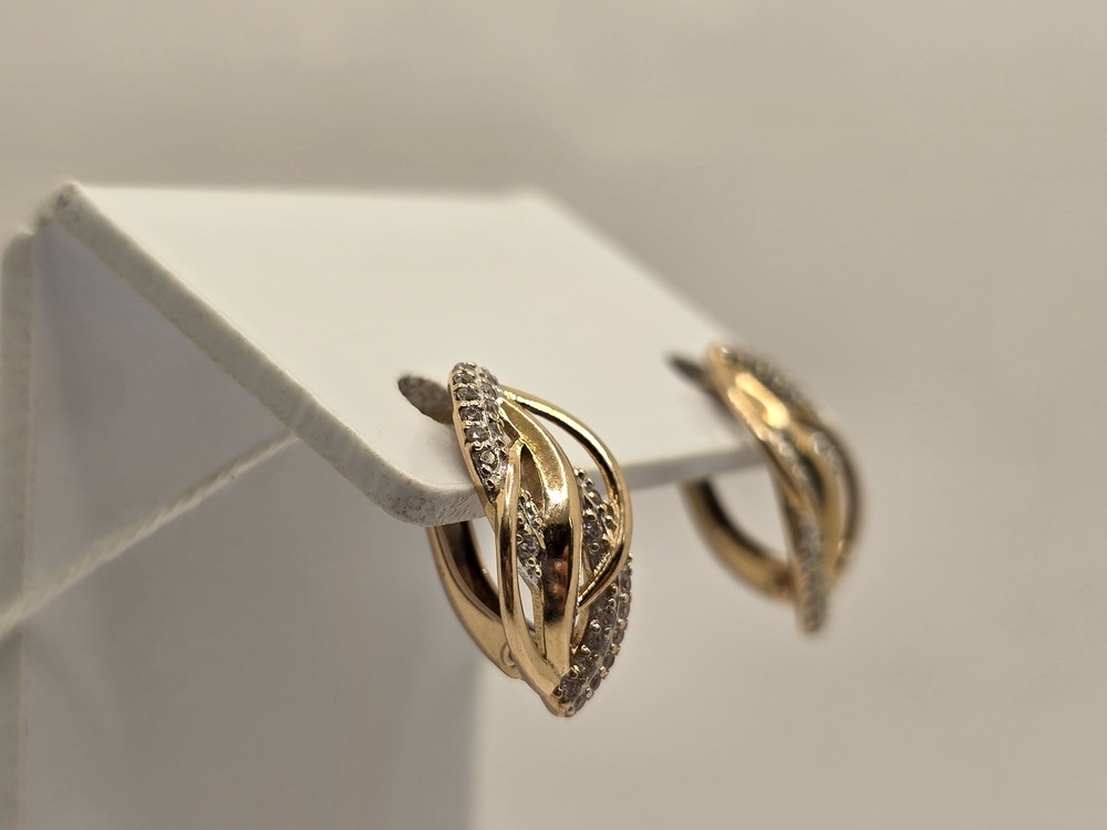 СЕРЬГИ С КАМНЯМИ (Au 585)