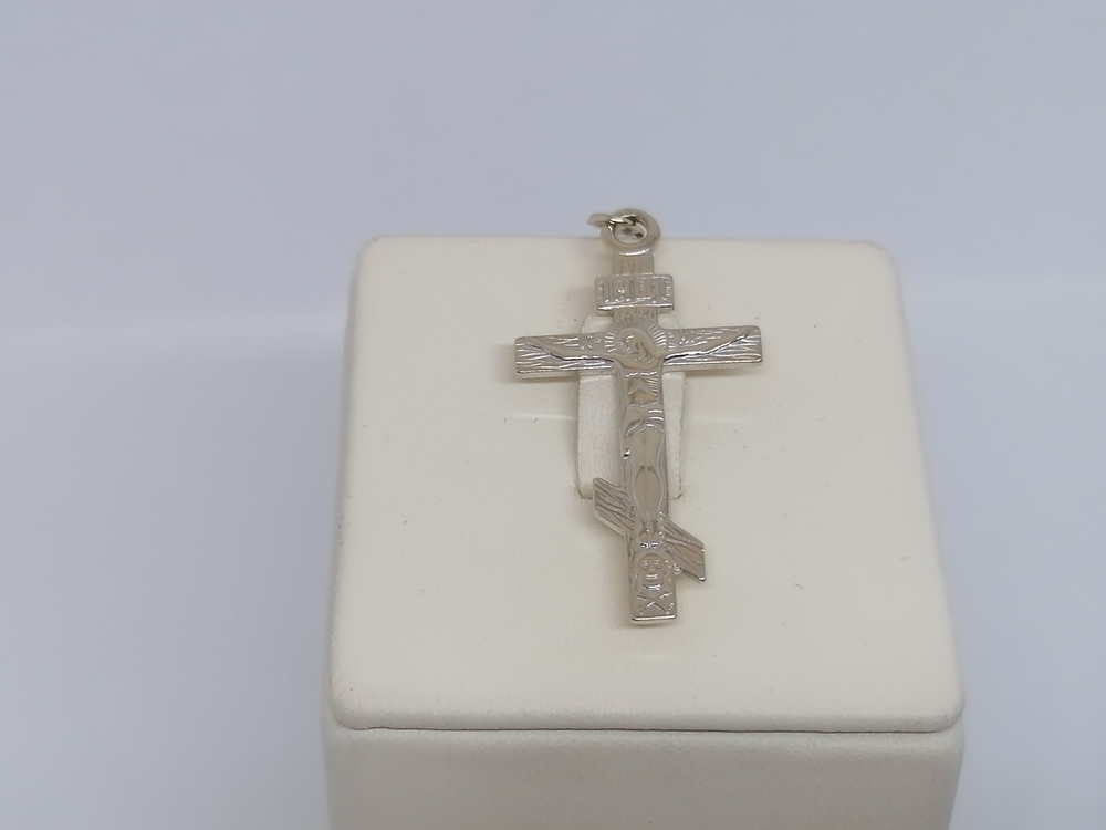 ПОДВЕСКА КРЕСТ БЕЗ КАМНЯ (Au 585)