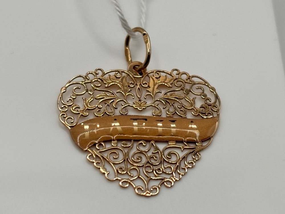 ПОДКМ585 ПОДВЕСКА С КАМНЕМ (Au 585)