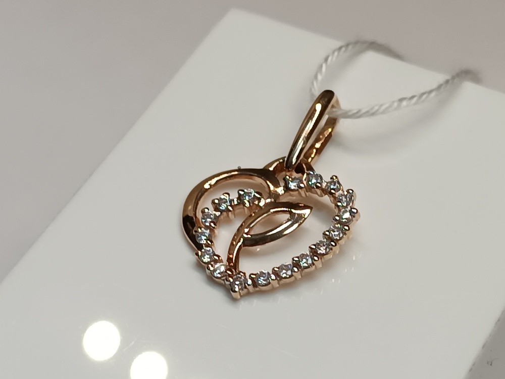 ПОДВЕСКА С КАМНЯМИ (Au 585)