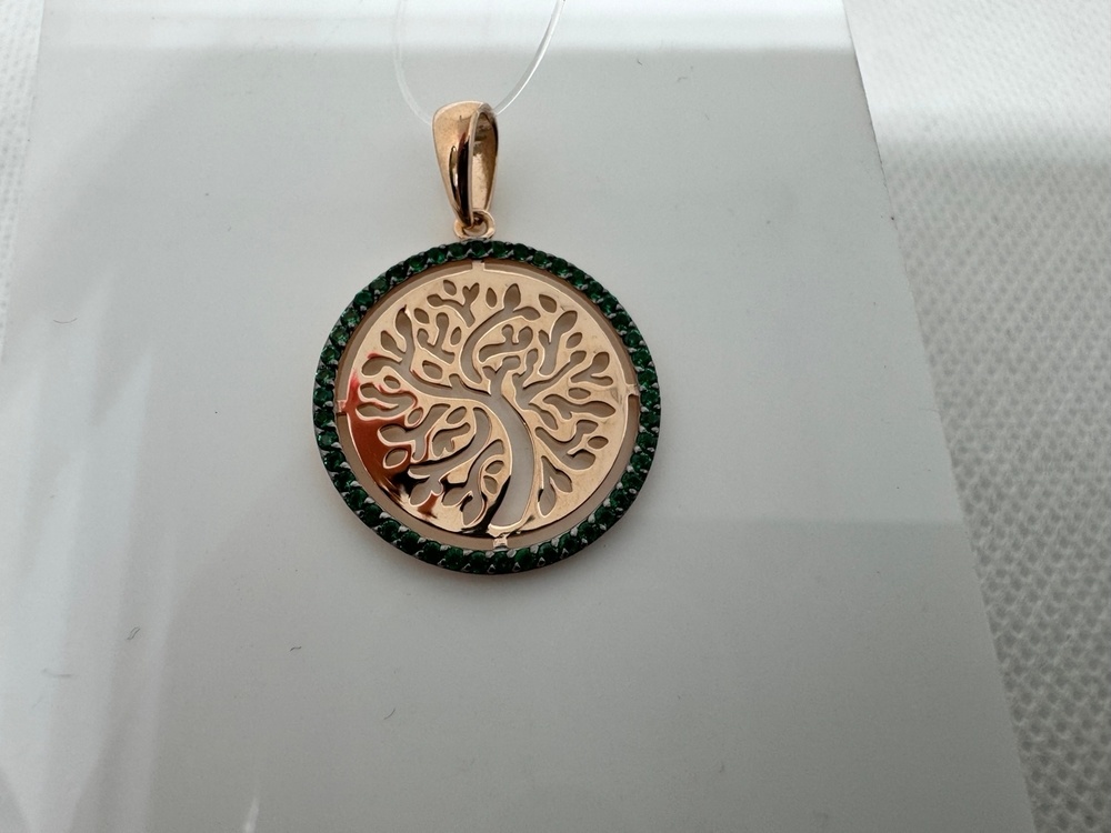 ПОДВЕСКА С КАМНЯМИ (Au 585)