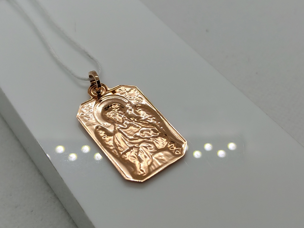 ПОДИБК585 ПОДВЕСКА ИКОНА БЕЗ КАМНЯ (Au 585)